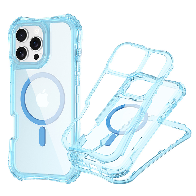 Transparent ice blue