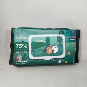 Toallitas Desinfectantes con Alcohol Basewing, 50 Unidades, Toallitas Médicas Antisépticas, Estilo Extraíble - Product Image 4