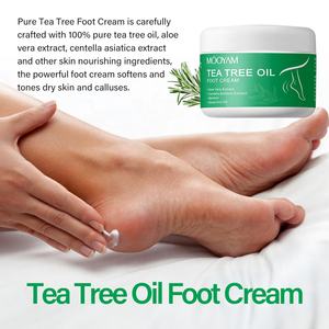 Crème de Soin Réparatrice pour les Pieds Marque Blanche Adoucit et Revitalise les Talons et Pieds Secs et Fissurés Crème pour les Pieds à l'Huile d'Arbre à Thé - Product Image 2