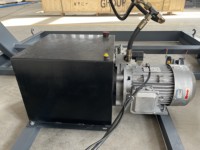 Table élévatrice à ciseaux hydraulique à double vérin, capacité 0,1-50 tonnes, déplacement de 4 m, plateau sur mesure pour votre configuration d'atelier