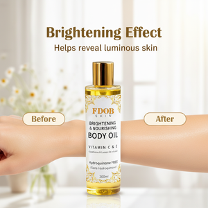 Huile pour le visage et le corps 100% naturelle à la vitamine C, à la niacinamide et à la vitamine <span class=keywords><strong>E</strong></span> pour les soins de la peau, le blanchiment, l'anti-âge et la nutrition - Product Image 5