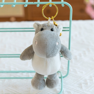 Porte-clés en peluche animal mignon 15cm tortue éléphant tigre lion tortue hippopotame bouledogue singe porte-clés pour <span class=keywords><strong>enfants</strong></span> - Product Image 4