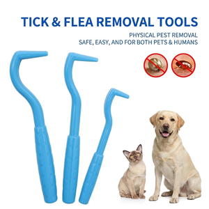 Kit d'outils SHIYUAN pour l'élimination des tiques, pinces anti-puces pour chiens et chats, kit d'extraction de tiques 3 tailles - Product Image 5