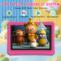 Nouvelle tablette à écran capacitif de 7 pouces pour Android 12, certificat GMS, 2 Go de RAM, 32 Go de stockage, double caméra, WIFI, pour enfants, applications Aiwawa