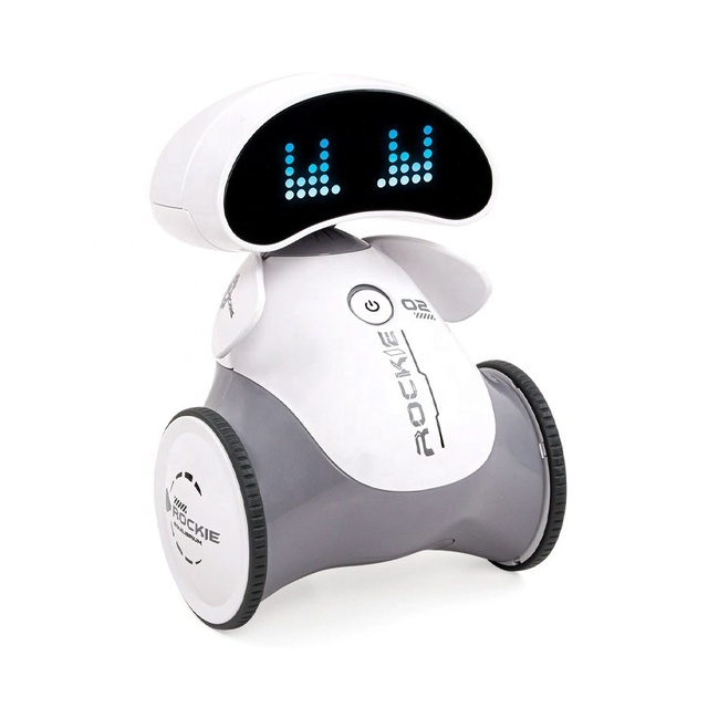 RC Emo Smart Robot Toy 2.4G Touch Induction Interaction Intelligent Programming Remote Control Dancing Robotics with LED Eyes