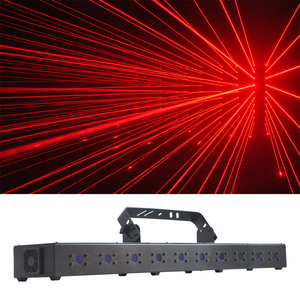 Góc Điều Chỉnh DMX Kiểm Soát 10 Cái Mỏng Màu Đỏ Song Song Chùm 10 Head <span class=keywords><strong>Red</strong></span> Laser <span class=keywords><strong>Light</strong></span> Bar Cho DJ Show Sự Kiện - Product Image 2
