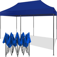Nouvelle conception 2025 – Tente pliante renforcée et imperméable 600D 2x3m, 3x4.5m, 2x2m avec sac de transport PIXINGKE PXK-N3 – Poteaux en acier résistants aux UV
