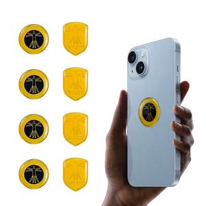 Autocollant de protection EMF en Shungite, autocollant <span class=keywords><strong>anti</strong></span>-rayonnement, bouclier <span class=keywords><strong>anti</strong></span>-rayonnement pour téléphone, autocollants <span class=keywords><strong>anti</strong></span>-rayonnement clignotants - Product Image 2