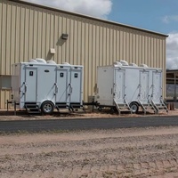 À vendre : Toilettes portables VIP, Remorque de toilettes de luxe, Toilettes portables chinoises avec station de lavage des mains