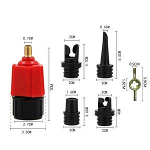 <span class=keywords><strong>Compresseur</strong></span> <span class=keywords><strong>d</strong></span>'<span class=keywords><strong>air</strong></span> de voiture numérique 4-en-1 Adaptateur de valve rouge bleu Pompe à <span class=keywords><strong>air</strong></span> de véhicule Valve gonfle les matelas Navire Stand-Up Paddleboards - Product Image 5