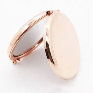 Miroir cosmétique rond portable, mini miroir de maquillage double face grossissant 1X 2X, miroir de poche pour mariage, cadeau promotionnel - Product Image 4
