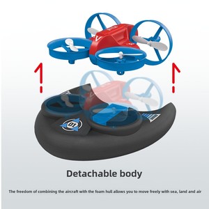 Nouveau Drone Mini-Hovercraft H101 2025, Capable de Rouler à 360°, Utilisation Intérieure/Extérieure, Modes Mer/Terre/Air, Voiture RC 4 Canaux avec Portée de 30m - Product Image 2