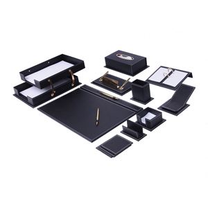 Vega 14-Piece <b>Desk</b> Set Office Organizer with Document Tray Mouse <b>Pad</b> and <b>Desk</b> <b>Pad</b> Mat Accessories for Home or Office - Product Image 1