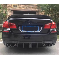 Diffuseur en fibre de carbone avec lumière LED pour BMW F10 M5 Bodykit 2010-2016