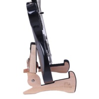 Custom Wood Folding Guitar Stand Rack for Classical Acoustic Electric Bass Guitar Display Stringed Instruments Accessory