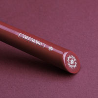 Ensemble de pinceaux à paupières de luxe en poils naturels de poney et d'écureuil, 13 pièces, série rose rouge, pinceaux de maquillage nacrés