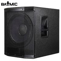 Système de sonorisation professionnel, haut-parleurs actifs de 15 pouces avec amplificateur de puissance de 1000 W pour spectacle DJ sur scène