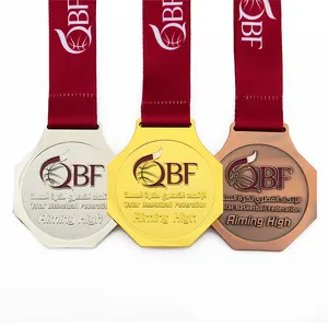 Custom medals and trophies Sports champions league medal Arts gold medals hiking stick medallions Metal crafts