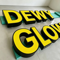Letras de Canal LED 3D Personalizadas de Acero Inoxidable, Letrero Luminoso para Negocios, Transformador, Publicidad, Bodas, Edificios, Hogar