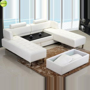 Juegos de Sofás con Función <span class=keywords><strong>Deslizante</strong></span>, Sofá Moderno en Forma de L, Sofá Esquinero, Sofá Cama Seccional, Muebles para Sala de Estar - Product Image 4