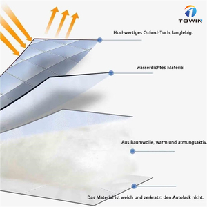 <span class=keywords><strong>Housse</strong></span> d'hiver imperméable et <span class=keywords><strong>anti</strong></span>-poussière <span class=keywords><strong>Housse</strong></span> <span class=keywords><strong>de</strong></span> <span class=keywords><strong>voiture</strong></span> en coton épais résistant à la <span class=keywords><strong>grêle</strong></span> <span class=keywords><strong>pour</strong></span> Suv - Product Image 4