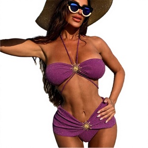 Nuevo Bikini Personalizado de Dos Piezas con Borlas, Transpirable y de Secado Rápido, en Spandex/Poliéster para Mujer - Product Image 3