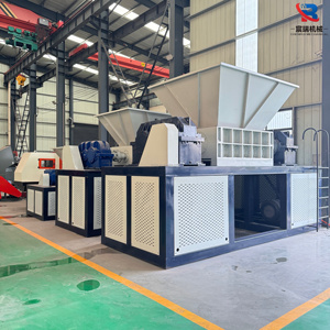 Thép công nghiệp Shredder máy điều kiện mới đôi trục thiết kế phế liệu kim loại nhựa nghiền giá một năm bảo hành - Product Image 5