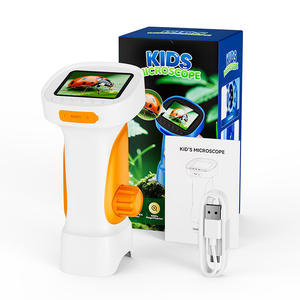 395 <span class=keywords><strong>Microscope</strong></span> à grossissement 1000X 2 écrans éducation outil d'apprentissage interactif essentiel meilleur cadeau pour enfants <span class=keywords><strong>Microscope</strong></span> pour enfants - Product Image 1