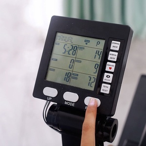 XOYOOU Máquina de remo de gimnasio de alta calidad con capacidad de 200kg, remero de aire doméstico de 2 filas con monitor - Product Image 4