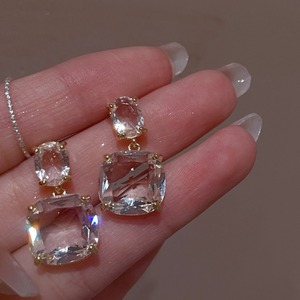 New Fashionable Design Mosquito Incense Plate <b>Ear</b> <b>Clip</b> High Quality Crystal Pendant Earrings for Women - Product Image 1