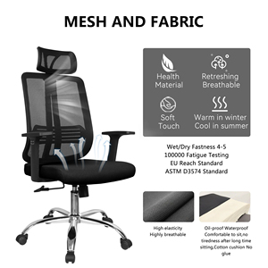 Venta caliente <span class=keywords><strong>Silla</strong></span> de oficina de malla con respaldo alto con reposacabezas <span class=keywords><strong>Silla</strong></span> Secretarial <span class=keywords><strong>Silla</strong></span> de computadora Sillas Gerenciales Cadeira Operacional - Product Image 5