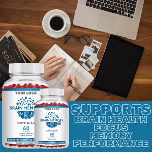 Integratore Nootropico per Memoria e Concentrazione, Gommose per Supporto Cognitivo con Fosfatidilserina per la <span class=keywords><strong>Salute</strong></span> <span class=keywords><strong>Mentale</strong></span> - Product Image 3