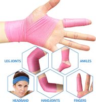 Bande de sport en mousse de polyuréthane souple pré-enserrée de 7 cm x 27 m – Bandes de maintien élastiques respirantes pour poignets, soutien et protection des muscles et des genoux, utilisation en salle de sport