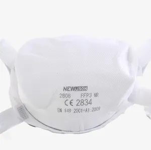 Bonnet type 2808FFP3 protection contre les particules et la poussière à base d'huile doublure en PVC masque réglable