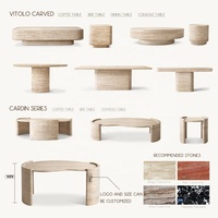 Meubles de bureau en marbre noir Calacatta Viola de haute qualité, moderne, en pierre naturelle de travertin, OEM ODM