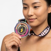 Medallas Personalizadas con Centro Giratorio, Diseño Único, Medallones de Aleación de Zinc, Medallas Deportivas de Metal Personalizadas, Fabricante