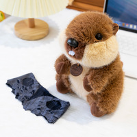 Nouvelles peluches marmottes mignonnes et réalistes, poupées marmottes amusantes et cadeaux pour enfants