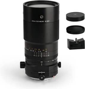 Objectif macro fixe inclinable et décalable TTArtisan 100 mm F2.8 à grande ouverture plein format pour appareil photo hybride EOS-RF compatible avec - Product Image 1