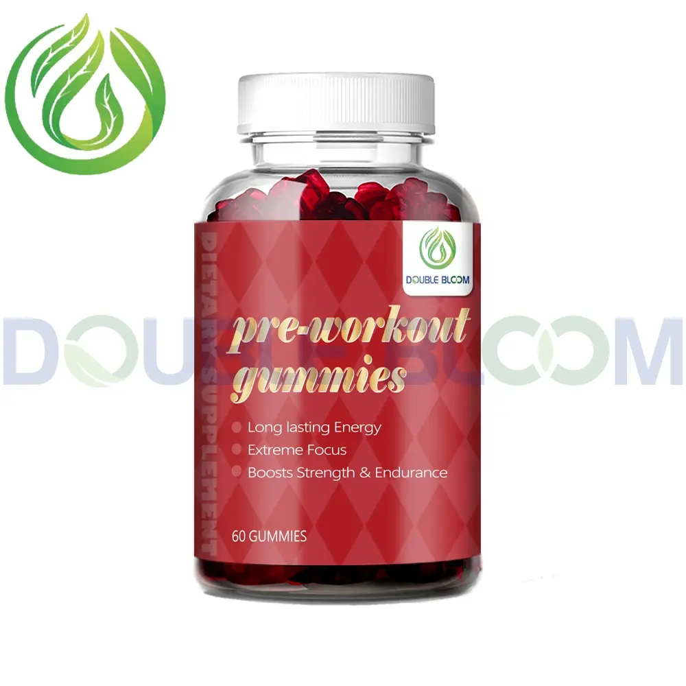 pre workout gummies Energy Gummies Vitamins Supplement For Boosts Strength Long Lasting Energy Supplement Muscle Building