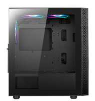 Cpu de ordenador de escritorio, conjunto completo para juegos, funda de pc V602, malla