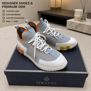 Zapatillas de Diseñador de Lujo 2026 para Hombre y Mujer, Tejido de Alta Calidad, Cuero, Color Gris Naranja, Estilo Deportivo Casual, Nuevas - Product Image 1