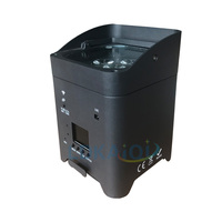 Créer la lumière de l'étape 6x18w led rgbwa uv batterie sans fil dmx dj lumière de lumières