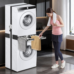 Kit de apilamiento universal de 29 pulgadas para lavadora y secadora, soporte metálico ajustable para 29/28/27/26/25/24 pulgadas, solución de apilamiento premium - Product Image 1