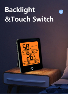 Termohigrómetro digital de tamaño mini, medidor de temperatura y humedad, con luz trasera e imán, de tamaño mini, con <span class=keywords><strong>2</strong></span> unidades - Product Image 6