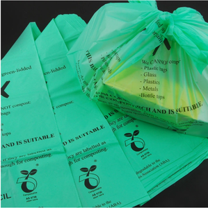 Manufacturer Wholesale Biodegradable T Shirt Shopping Plastic Package Bag <b>PLA</b> Custom Take Away Shopping Bags Transparent Roll - Product Image 4