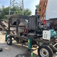 Concasseur à marteaux mobile pour le concassage fin du minerai de manganèse, concasseur à marteaux mobile à moteur diesel pour le minerai de fer, concasseur à marteaux portable pour la bauxite