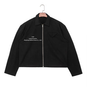 2024 autunno giacca invernale da <span class=keywords><strong>uomo</strong></span> oversize <span class=keywords><strong>con</strong></span> <span class=keywords><strong>cerniera</strong></span> Zip su giacche in tinta unita camicie da <span class=keywords><strong>uomo</strong></span> - Product Image 1