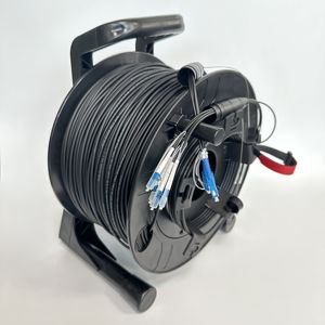 Câble tactique rétractable en <span class=keywords><strong>fibre</strong></span> optique avec enrouleur de câble portable de 100 m, 200 m, 500 m, rallonge blindée en <span class=keywords><strong>fibre</strong></span> optique - Product Image 5