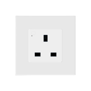 Smart Socket UK Standard Wifi 13A Glass Panel Tuya Smart Home Wall Plug Universal Use Overload Protection - Product Image 2
