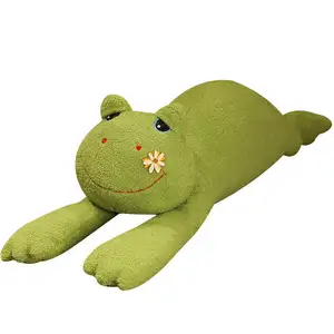 Super Soft Frog Kissen Plushie Cartoon Tier kissen Niedlich Gefüllte Grüne Frosch Kissen Plüschtiere